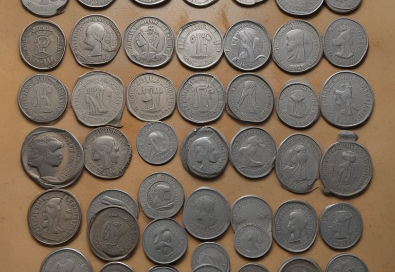 Close-up of beautifully illustrated collectible cards featuring French heritage sites.