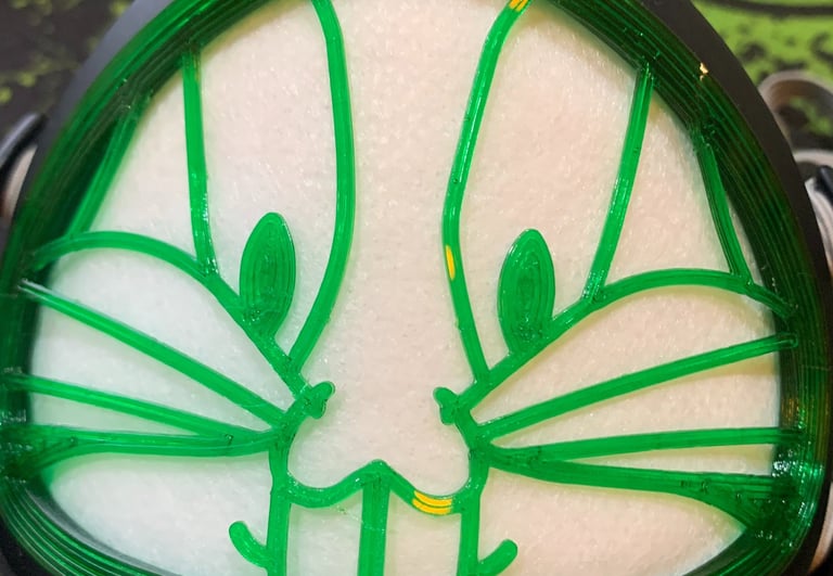 flo-66: Flomask with Bugs Bunny decoration