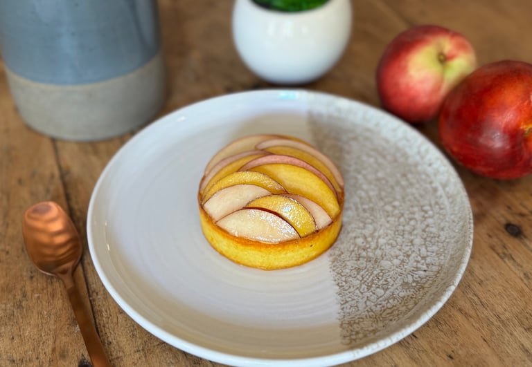 Tarte nectarine verveine