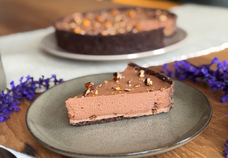 Tarte mousse au chocolat