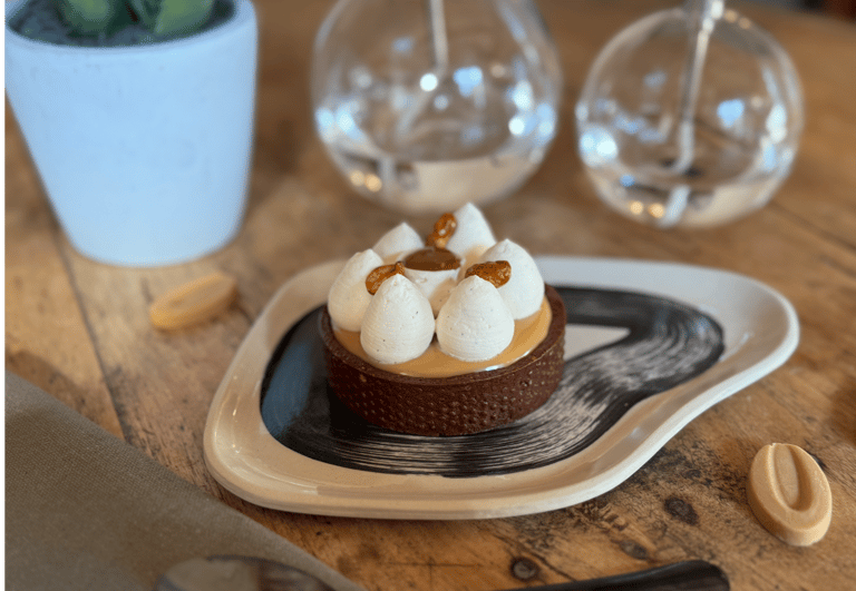 Tarte caramel cacahuete