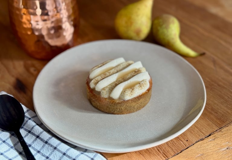 Tarte poire réglisse