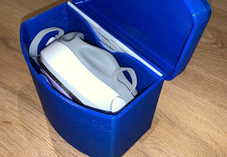 Storage container for Flo mask