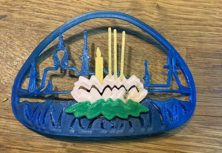 flo-74: Loi Kratong decoration