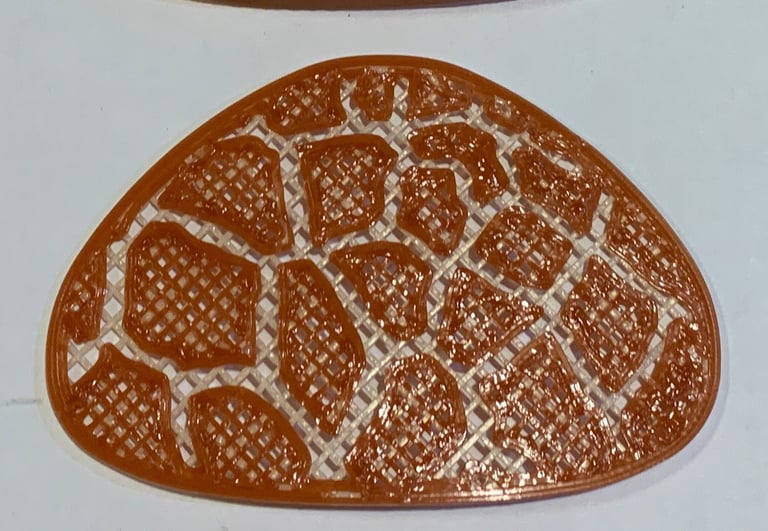 Giraffe pattern decoration for Flo mask