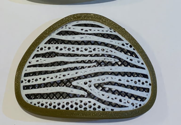 Zebra stripes decoration for Flo mask