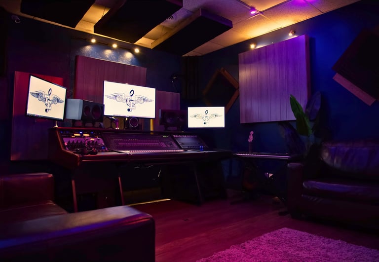 Control Room at Troit Ent. Studios