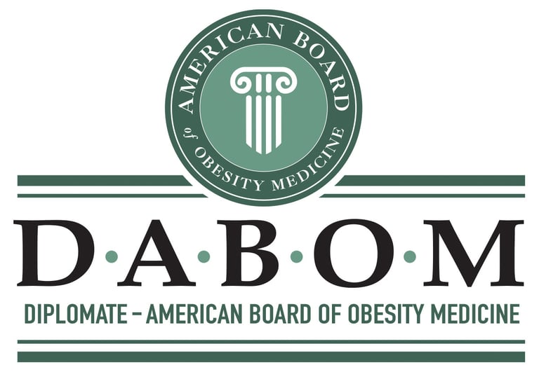 Diplomate of the American Board of Obesity Medicine