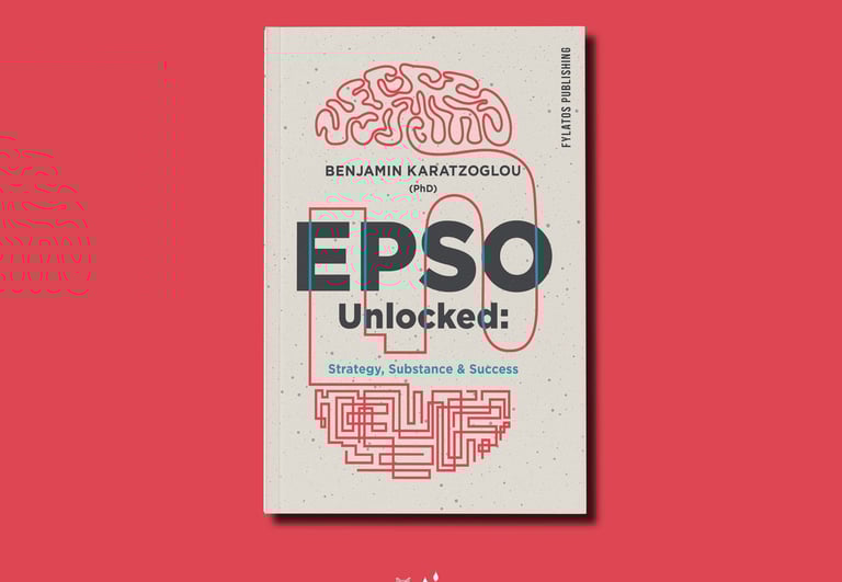EPSO Unlocked presentation of the book