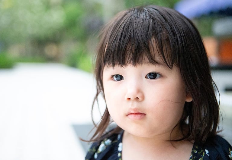 Child portrait during family photoshoot at JW Marriott Phu Quoc