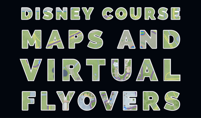 runDisney course maps and virtual course tours