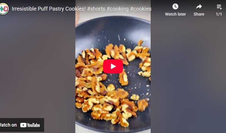 Video come fare ricetta biscotti pasta sfoglia