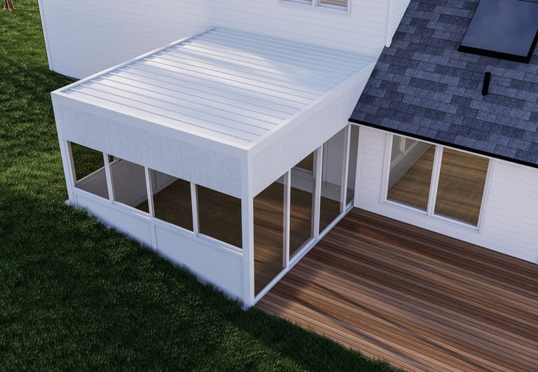 retractable aluminum pergola