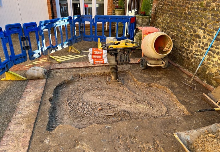 Foundation works 