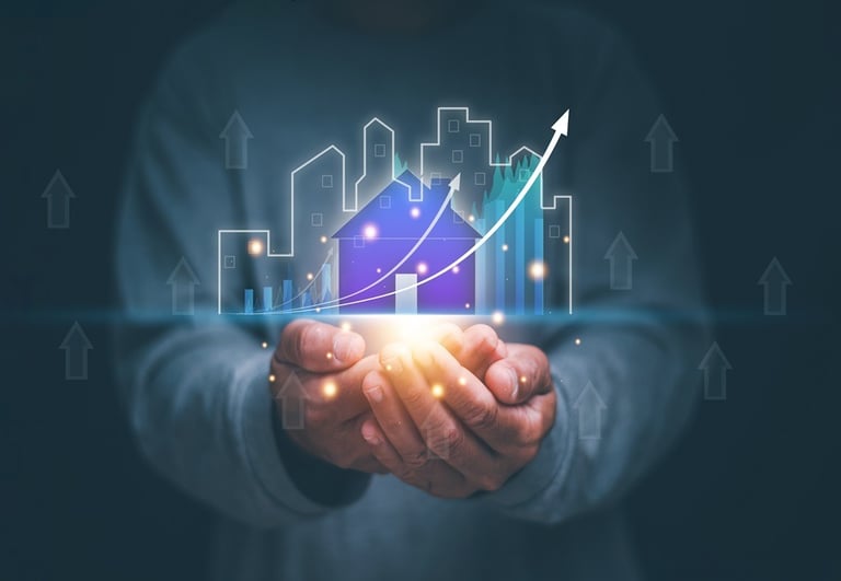 Investment in real estate increasing