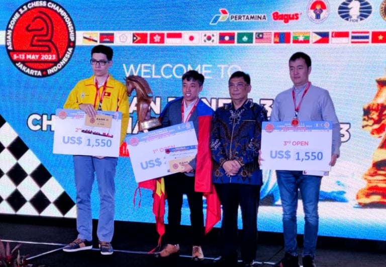 GM Bilguun Sumiya of Mongolia wins Asia Zonal 3.3 Chess Championship