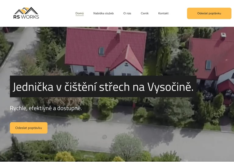 Reference RSWorks čištění střech