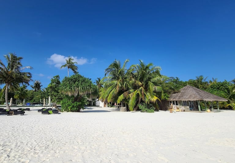 Six Senses Laamu Maldives beach