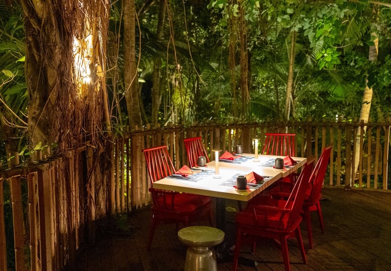 Niyama Maldives nest restaurant