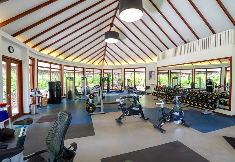 Niyama Maldives indoor gym