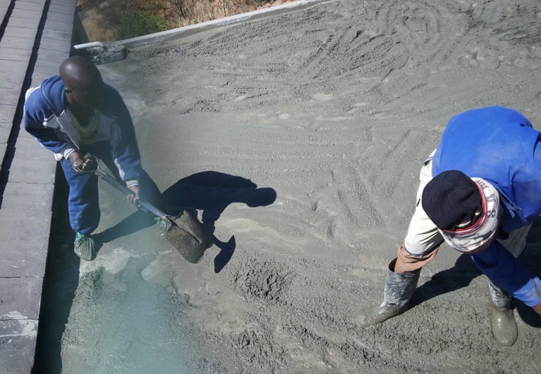Slab waterproofing project in Roodepoort by Environmental Pro Construction