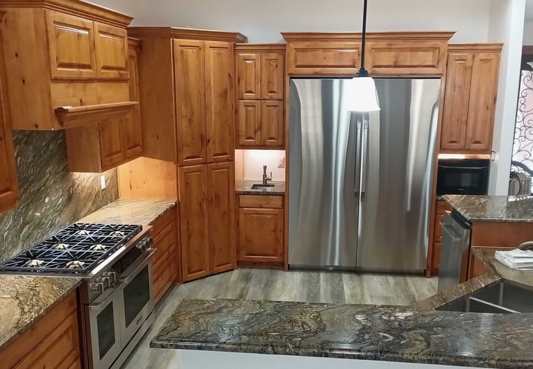 Knotty Alder Kitchen