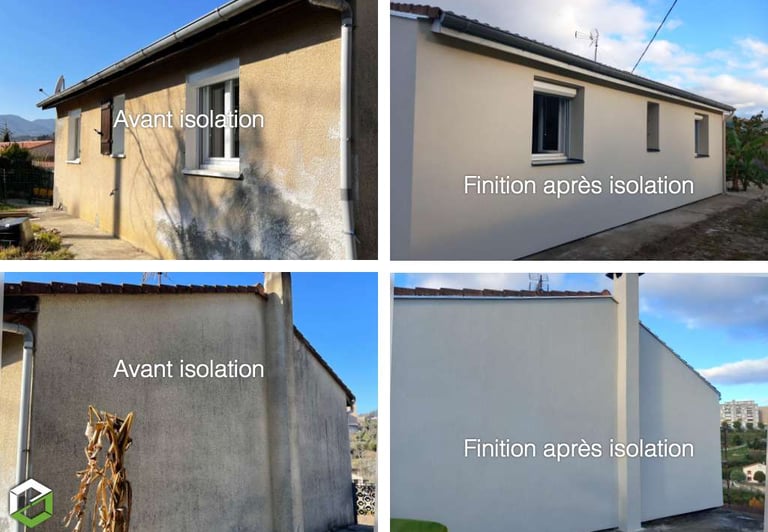 isolation thermique exterieure pour economies d'enrgies