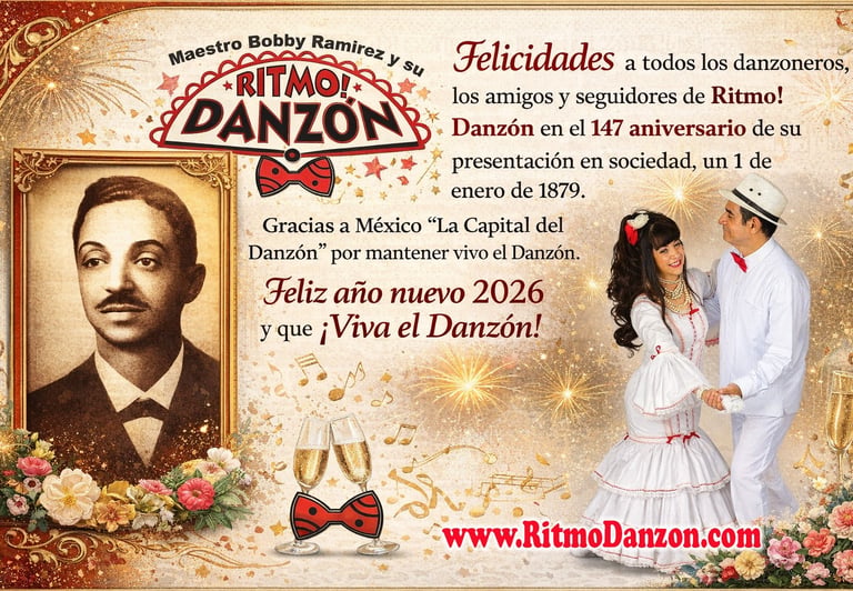 ¡Feliz 147.º aniversario, danzoneros! Un homenaje de Año Nuevo al baile nacional de Cuba.
