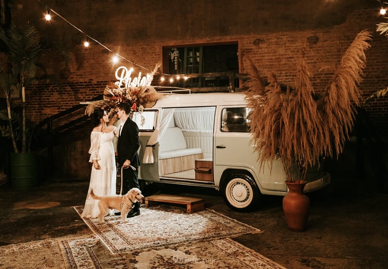Magri guincho levando kombi