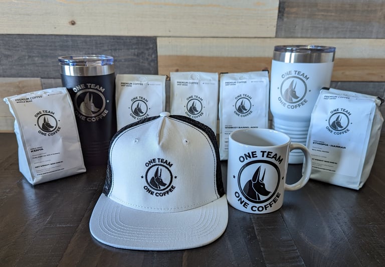 One Team One Coffee products