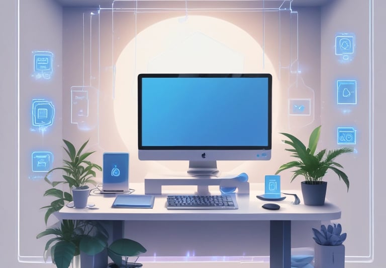 A person typing on a laptop on a table
