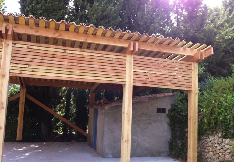 carport bois pour voiture