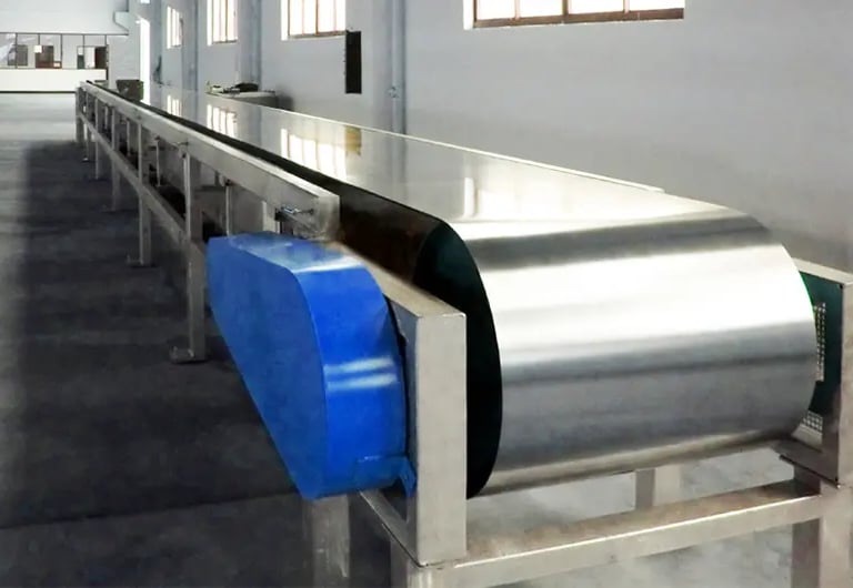 Stainless steel belt conveyor 