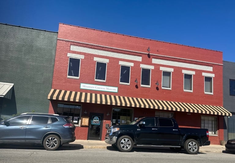 Mountain Gateway Museum representing commercial locksmith service in Old Fort, NC for smart locks & master key systems