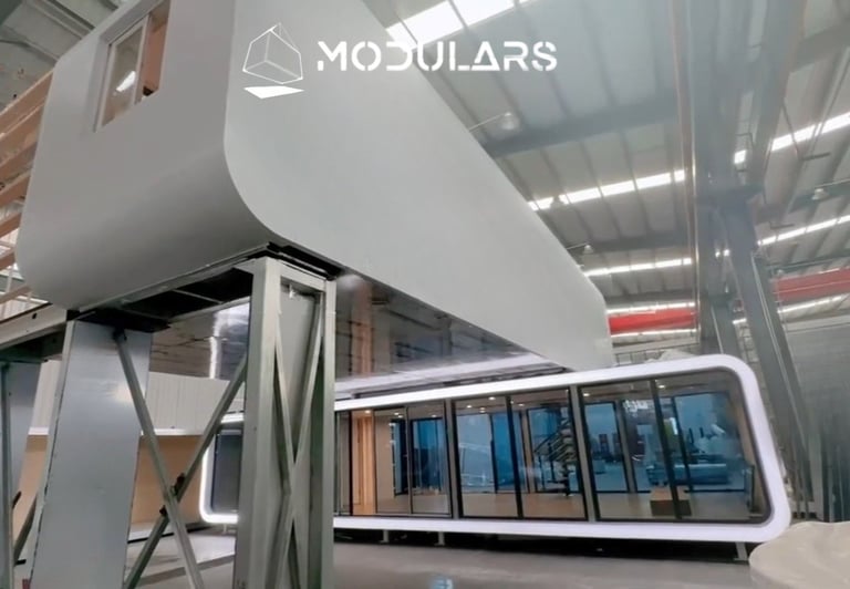 Vivienda modular VM2A1 de doble piso personalizable, MODULARS España