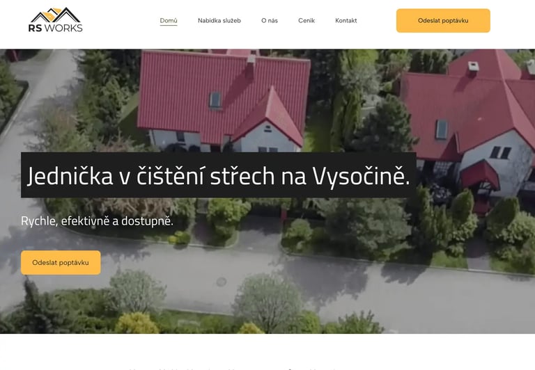 Reference RSWorks čištění střech