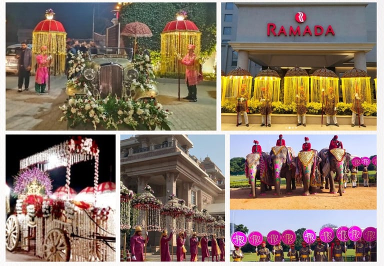 STUNNING DECORATIONS OF BARAAT ELEMENTS BY GEET EVENTS