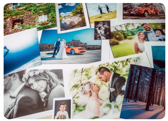 a bunch of photos of a couple on their wedding day
