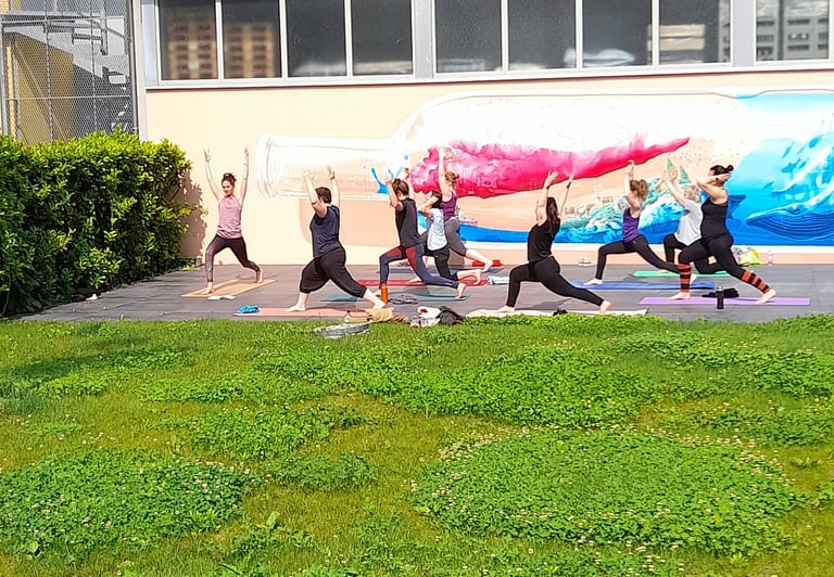 evento yoga e brunch alla Cantina Chiericati a Bellinzona