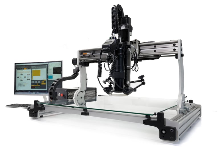 GIGAmacro robotic microscope for ultra high resolution imaging 