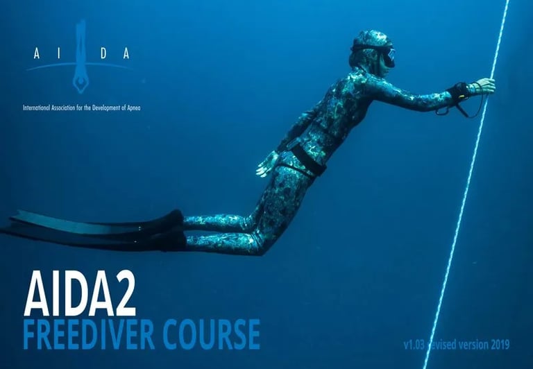 AIDA Level 2 cover manual (a freediver)