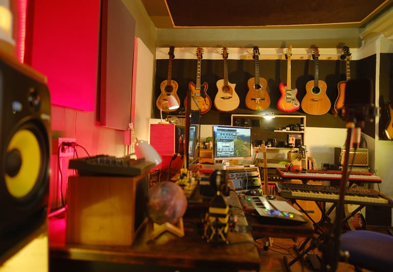 Producción musical, estudio FaroSónico, estudio de grabación en Ciudad de México