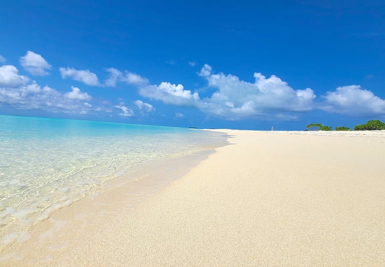Six Senses Laamu Maldives sandbank beach