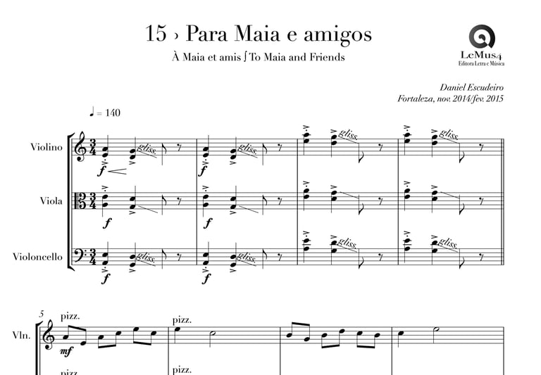 Imagem: parte completa de "Para Maia e amigos" do livro "violão em letra e música".