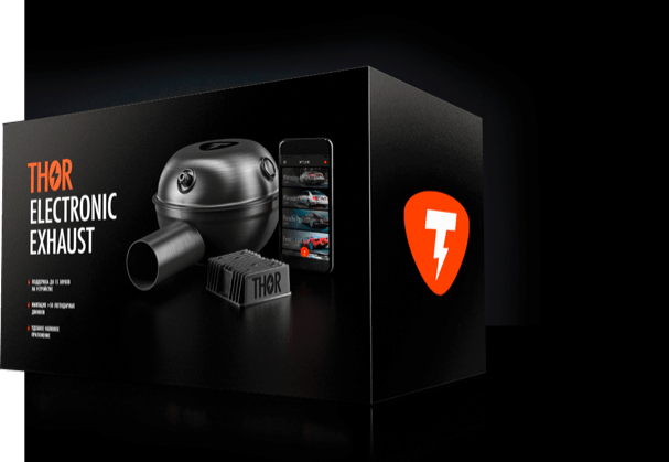 a Thor Tuning black box with an exhaust pick up to the top of it