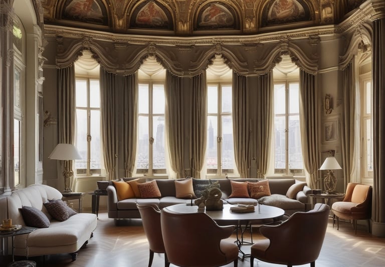 Elegant Milan penthouse overlooking the iconic cathedral.