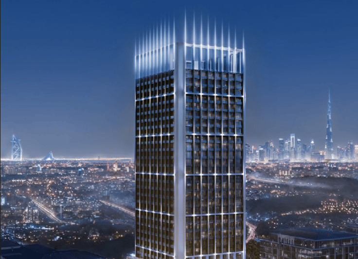 Binghatti Luxuria is a newly launched residential high-rise located in Jumeirah Village Triangle 