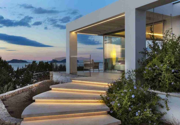 Exclusive pool villa by the sea on a holiday curated by Francesco Travels Villas Weddings & Events