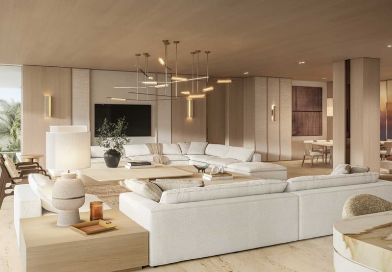 Luxury 6BR Luna Villa at Eden Hills Dubai, with water feature and prime Dubai Hills location.