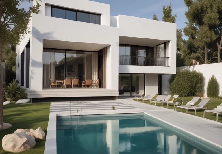 A cozy house with a garden in a quiet neighborhood.